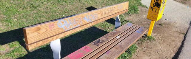 Huligaanid sodisid laineraja ääres pingi ning prügikasti