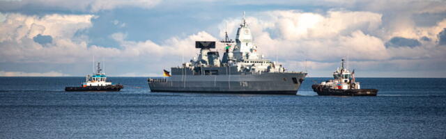 Tallinna Vanasadamasse saabus visiidile Saksa fregatt FGS Sachsen