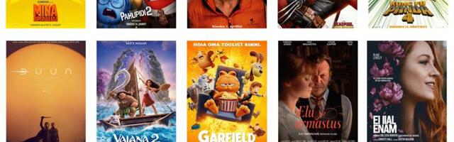 Mida vaadati 2024. aastal enim kinodes?