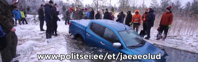 Reporter: Piiriveekogude jääle minek on keelatud!