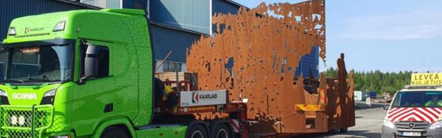 FOTOD | Mälestusmärgi silinder asus Soomest teele