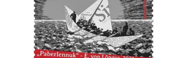 Omniva esitleb Eesti esimest tänavakunstiga postmarki ja eksponeerib Edward von Lõnguse originaalteost