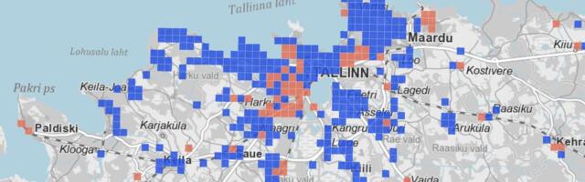 UUS KAART | Vaata ja võrdle, kas sinu kodukohas elab varasemast rohkem või vähem inimesi. Milline on Eesti kõige tihedamalt asustatud paik?