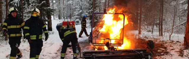 „Leek näkku, hüppega maha!“ Vasalemmas süttis suusarada korrastanud lumesaan