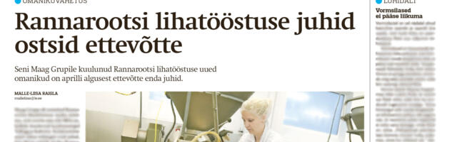 Lääne Elu paberleht laupäeval, 3. mail