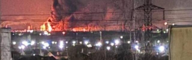 Ukraina süütas õhurünnakuga Venemaa ühe suurima naftatöötlemistehase