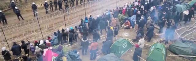 Reporter: Valgevene sõdurid asusid ööpimeduses Poola piiri lõhkuma!