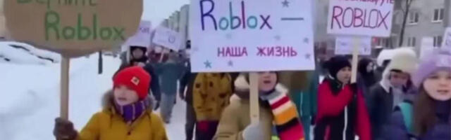 Venemaa lapsed tulevad Robloxi kaitseks tänavatele