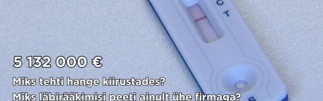 Reporter: Haridusminister Kersna andis kiirtestide hanke osas aru