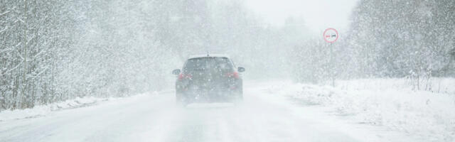 Transpordiamet hoiatab Lõuna-Eestisse saabuva tiheda lumesaju ja tugeva tuule eest