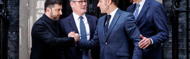 Zelenski kohtub Londonis Starmeri, Merzi ja Macroniga