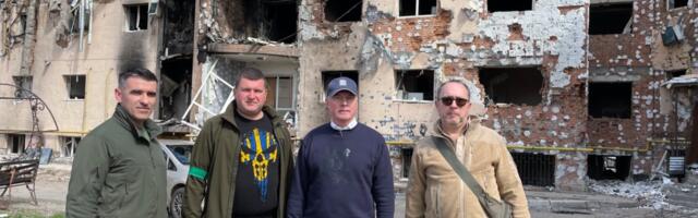 FOTOD I Kaitseminister Kalle Laanet Ukrainas: sõda pole Kiievist lahkunud