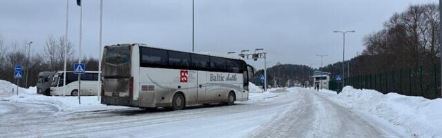 Koidula ja Luhamaa piiripunktide öine sulgemine mõjutab enim bussifirmasid