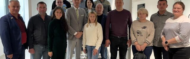 Ukraina linnapead ja vallavanemad õppevisiidil Raplas