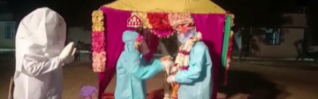 Reporter: Hommikul positiivse testitulemuse saanud naine pulmadest ei loobunud