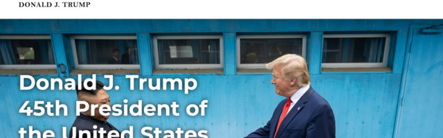 Donald Trump avas poliitilise internetilehe