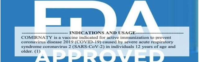 Pfizeri FDA poolt heaks kiidetud märgistus kinnitab: „Kui saate süsti, saate nakkuse“