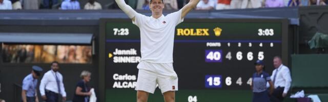 BLOGI | Sinner murdis Wimbledonis Alcarazi needuse ja pälvis karjääri neljanda slämmitrofee