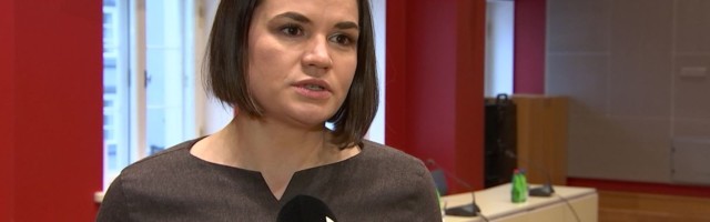 Reporter: Valgevene opositsiooniliider Svjatlana Tšihhanovskaja külastas teist päeva Eestit