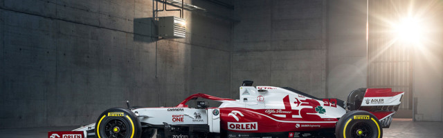 Alfa Romeo Racing C41 2021. aasta vormel-1 masina esmaesitluse pildid ja video