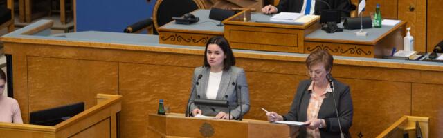Tsihhanovskaja Riigikogu ees: valgevenelased väärivad õigust elada demokraatlikus riigis