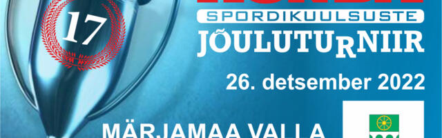 HONDA spordikuulsuste jõuluturniir sel aastal MÄRJAMAA VALLA SPORDIKESKUSES!