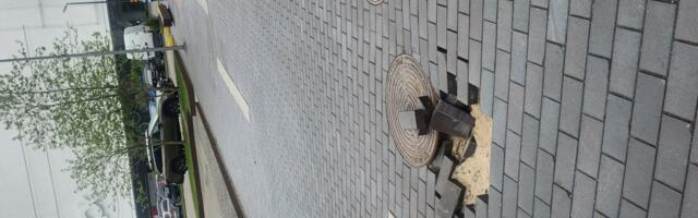 Piltuudis- jalakäijate tänav mureneb