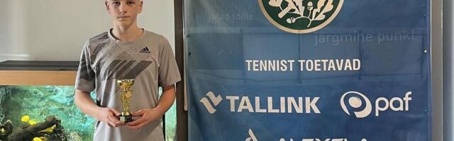 Tennisist Egert Trave võitis GP16 turniiri