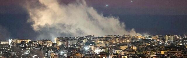 Iisraeli armee ründas Liibanonis enam kui 70 Hezbollah' sihtmärki