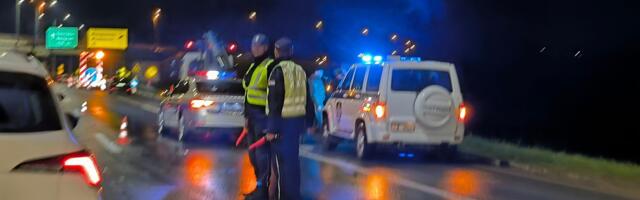 Lančani sudar na auto-putu kod Uba