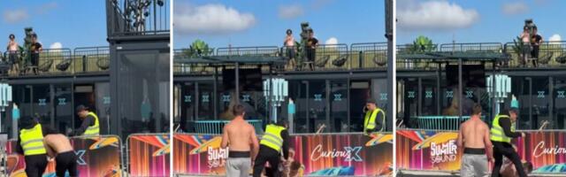 VIDEO | Sotsiaalmeedias levib kulutulena Läti muusikafestivalil aset leidnud kaklus külastaja ja turvamehe vahel