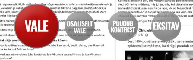 FAKTIKONTROLL | Kas Ukraina sõjapõgenikud tõid Eestisse HIVi tagasi nagu väidab Mart Helme? Ei, riigisiseselt ei täheldatud leviku kasvu