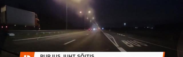 Reporter: Tallinn-Tartu maanteel sõitis purjus veokijuht 10 kilomeetrit vastassuunas