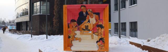 Kunstiakadeemia ees avati lähisuhtevägivalla teemaline teos