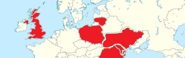 Ukraine Is At The Center Three Interlocking Triangles For Containing Russia