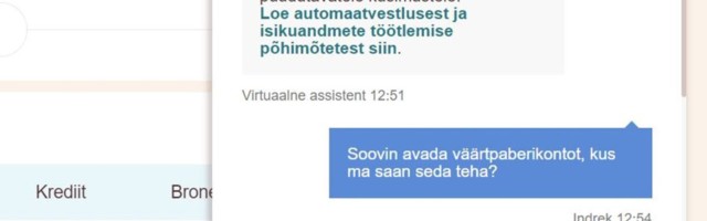 Swedbank: meie juturobot lahendab ära juba üle 75% klientide päringuist