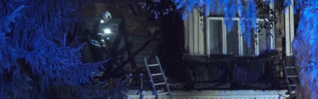 Reporter: Meriväljal hävis tules puidust elumaja