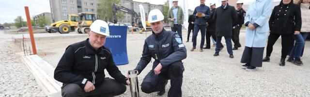 Kiviõli Päästeameti ning Politsei- ja Piirivalveameti ühishoone sai pidulikult nurgakivi