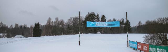 Tartu Maratoni rajal on lund uskumatult palju