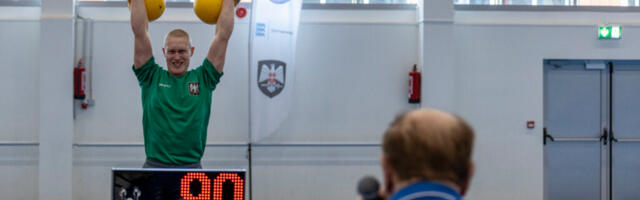 Kaitseväe meistrivõistlustel sangpommis püstitati Eesti rekord