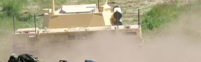 Reporter: Milrem Robotics näitas sõjamasinaid