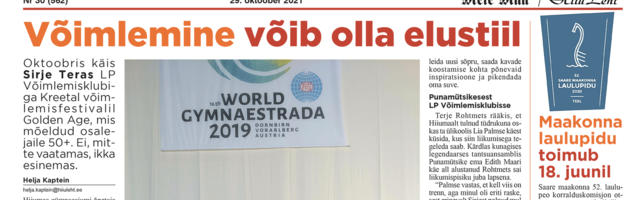 Nädalalõpp 29. oktoober 2021