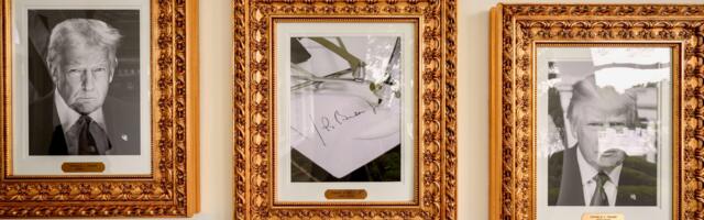 Valges Majas ripub Joe Bideni näo asemel autopliiatsi masina pilt