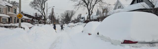 Rekordiline lumesadu Torontos