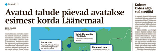 Lääne Elu paberleht teisipäeval, 21. juulil