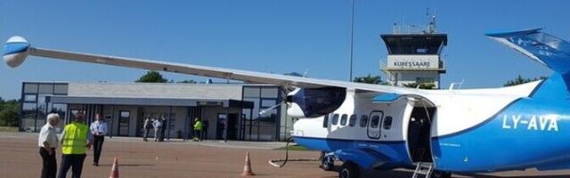 Kuressaare ja Kärdla lennujaama reisijate arv on languses