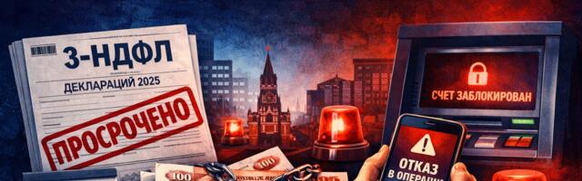 Россиян пугают блокировкой счетов за непредставление 3-НДФЛ