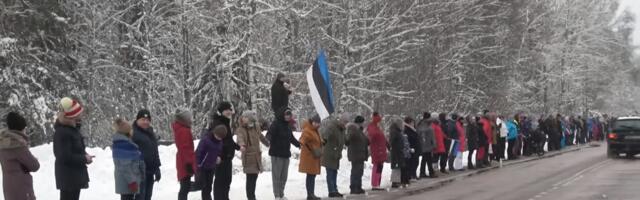 Video: vabariigi aastapäeval moodustati inimkett Nursipalu kaitseks