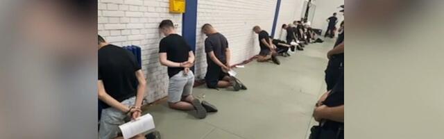 Režimski mediji objavili snimke uhapšenih u Novom Sadu: Na kolenima, lisice i glave uz zid