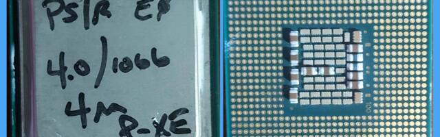 Ultra-rare unreleased Pentium 4 with 4.0 GHz clock speed discovered — CPU-Z confirms it is an Intel Pentium Extreme Edition 980